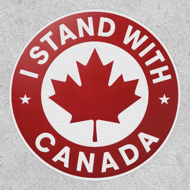 I stand with Canada Patch (Front)
