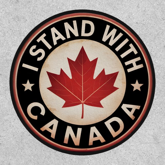 I stand with Canada Patch (Front)