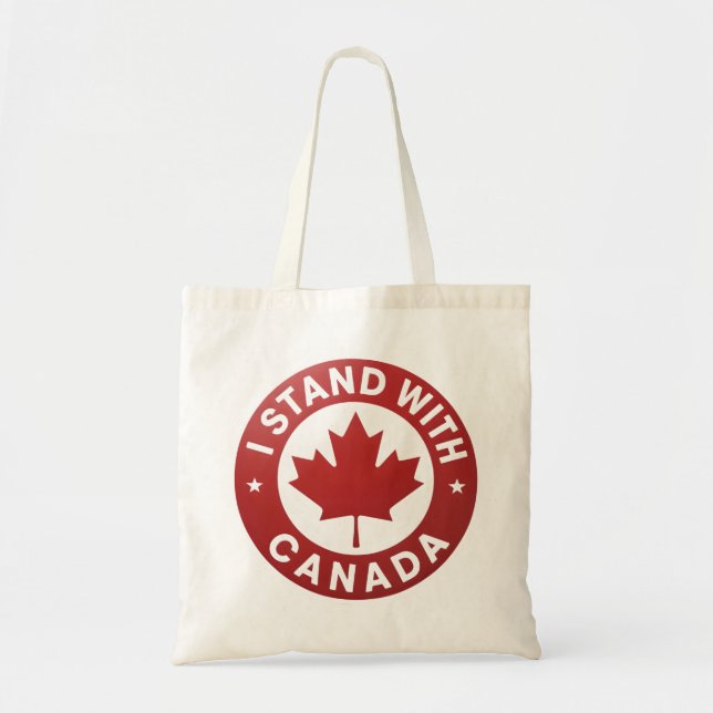 I stand with Canada Tote Bag (Front)