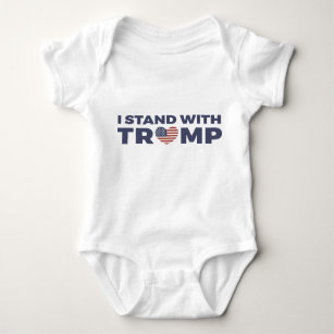I Stand with Donald Trump Baby Bodysuit