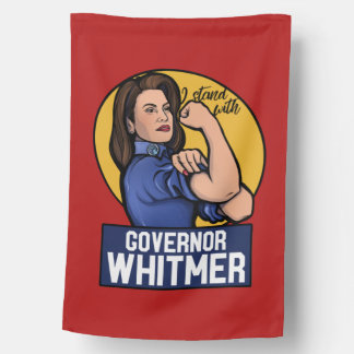 I stand with Governor Whitmer House Flag