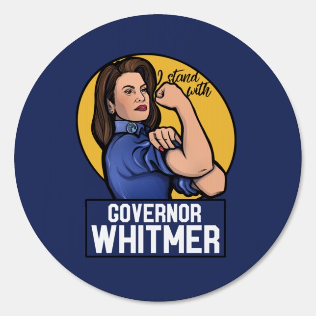 I stand with Governor Whitmer Sign (Front)
