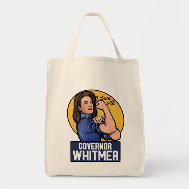I stand with Governor Whitmer  Tote Bag (Front)