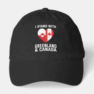 I Stand With Greenland And Canada Hat