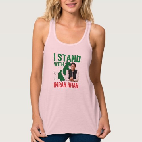 I Stand With Imran Khan PTI Party Pakistan Support Tank Top