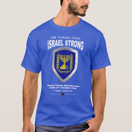 I Stand With Israel _ Am Yisrael Chai T_Shirt