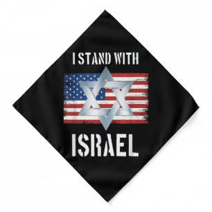 i stand with israel bandana