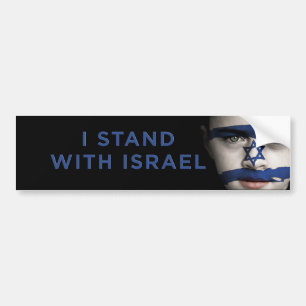 "I stand with Israel" Bumper Sticker