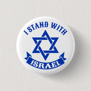 I Stand with Israel  Button
