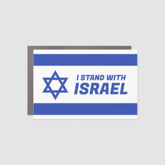 I Stand With Israel Car Magnet