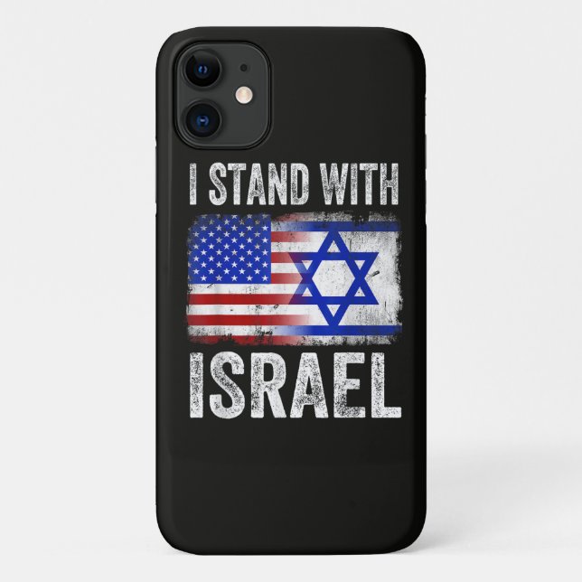 I Stand with Israel Case-Mate iPhone Case (Back)