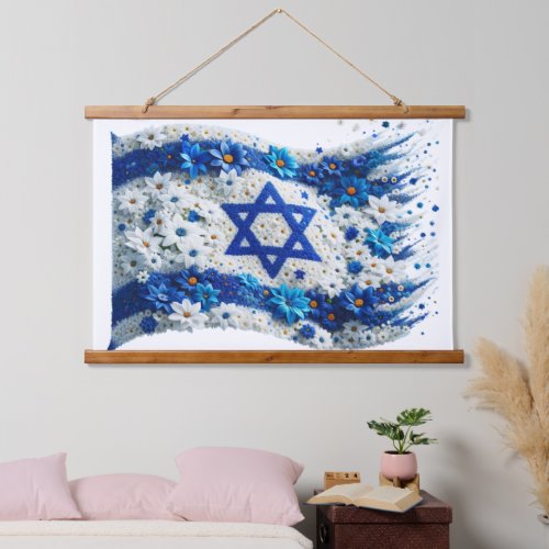 I stand with Israel Israel flag Hanging Tapestry