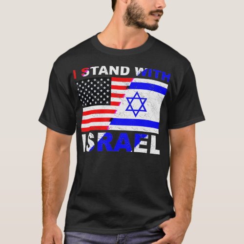 I Stand With Israel Israeli Palestinian Conflict  T_Shirt