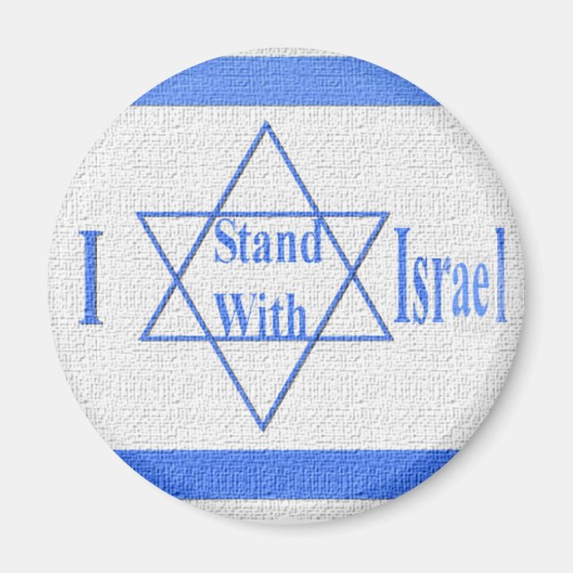 I Stand With Israel Magnet (Front)