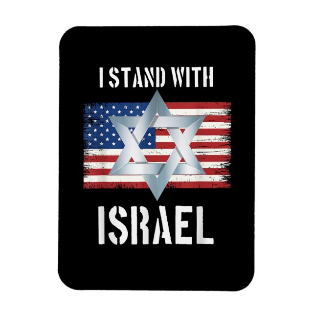i stand with israel magnet (Vertical)