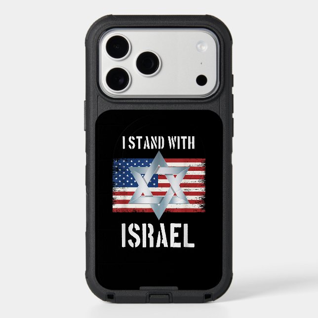 i stand with israel otterbox iPhone case (Back)