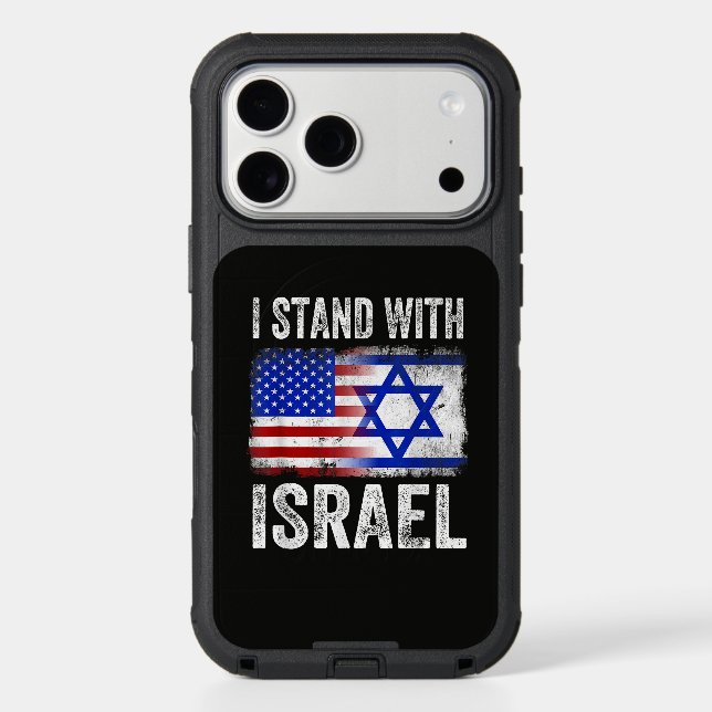 I Stand with Israel Otterbox iPhone Case (Back)
