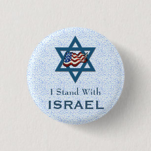 I Stand With Israel Pinback Button