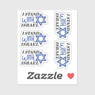 I Stand With Israel   Pride Sticker