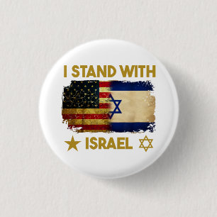 I Stand With Israel Shirt I Stand With Israel Amer Button