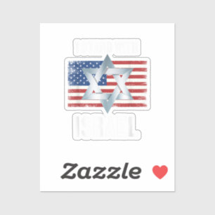 i stand with israel sticker