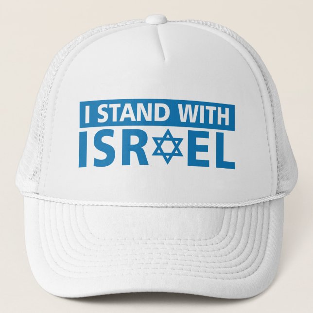 I Stand with Israel Trucker Hat (Front)