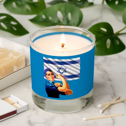 I Stand with Israel Vintage Rosie  Flag Scented Candle
