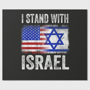I Stand with Israel Wrapping Paper