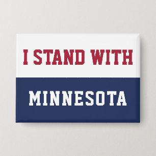 I Stand With Minnesota  Button