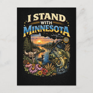 I Stand With Minnesota Postcard
