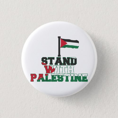 I stand with palestine  button