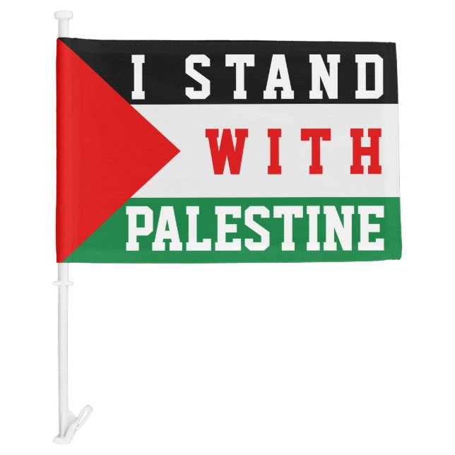 i STAND WITH PALESTINE Flag (Front)
