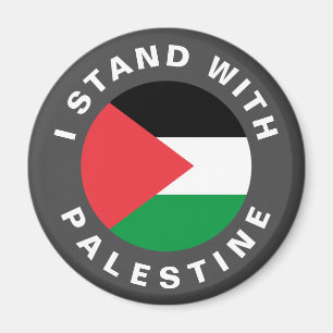 I Stand with Palestine flag personalized Magnet