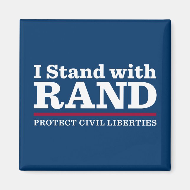I Stand With Rand Magnet (Front)