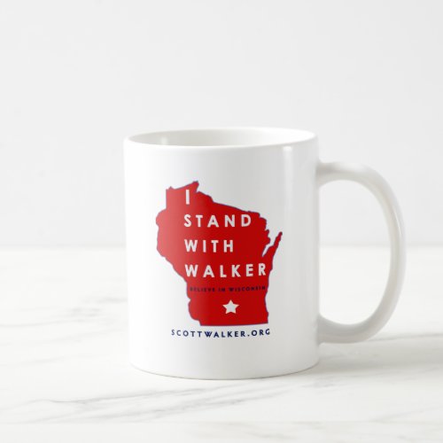 I Stand With Scott Walker Coffee Mug