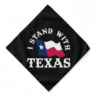 I Stand With Texas Bandana