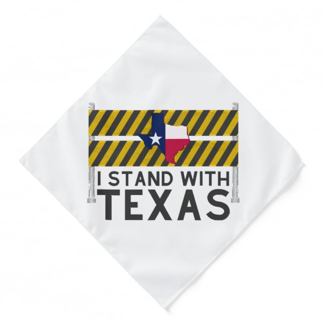 I Stand With Texas Bandana (Front)
