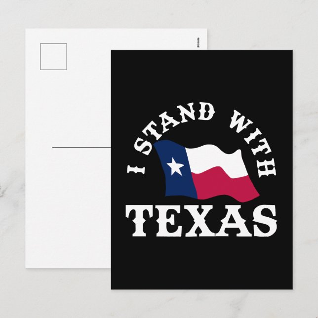 I Stand With Texas Holiday Postcard (Front/Back)