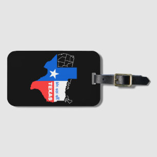 I Stand With Texas Luggage Tag
