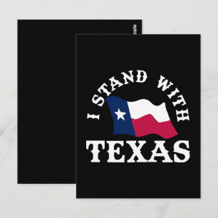 I Stand With Texas Postcard