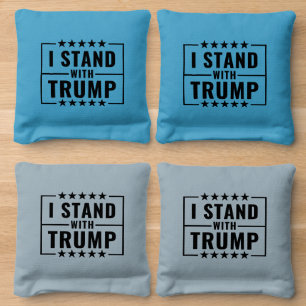 I Stand With Trump 2024 Cornhole Bags