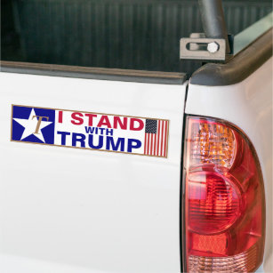 I Stand With TRUMP  Bumper Sticker