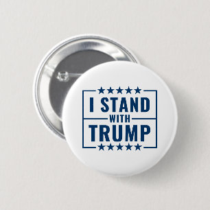 I Stand With Trump  Button
