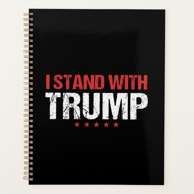 I stand with Trump Planner (Front)