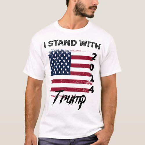 I stand with Trump T_Shirt