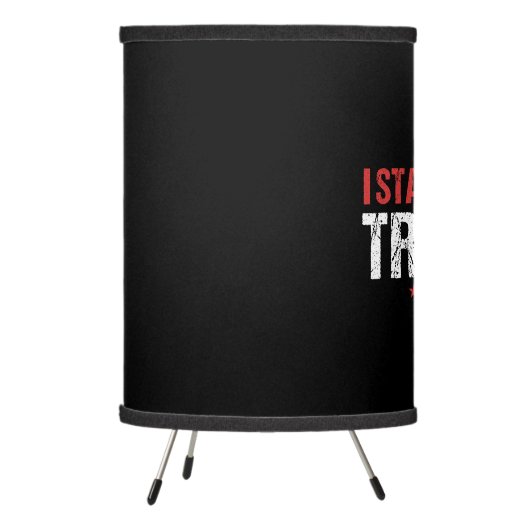 I stand with Trump Tripod Lamp (Left)