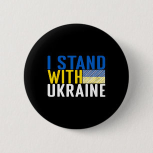 I Stand With Ukraine 15 Button