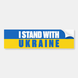 I Stand With Ukraine Bumper Sticker