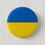 I stand with Ukraine Button<br><div class="desc">Modern and minimal round buttons Flag of Ukraine. These buttons are fully customizable: create your own unique gift easily choosing any color, adding text, photo, clipart and graphic design elements. Open the Zazzle design editor and discover beautiful patriotic travel photos and flags of Ukraine. Add a stylish text message in...</div>