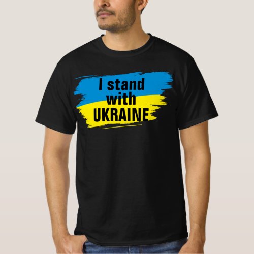  I Stand with Ukraine  Dark T_Shirt